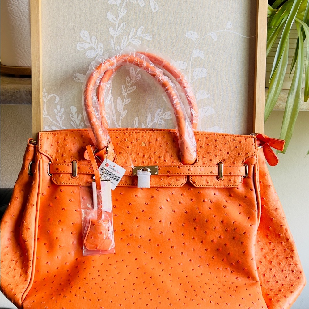 Vibrant Orange Women's Satchel
